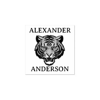 Tijger Personaliseer Rubberstempel