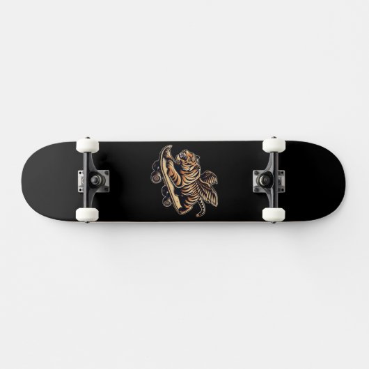 tijger persoonlijk skateboard (Horizontaal)