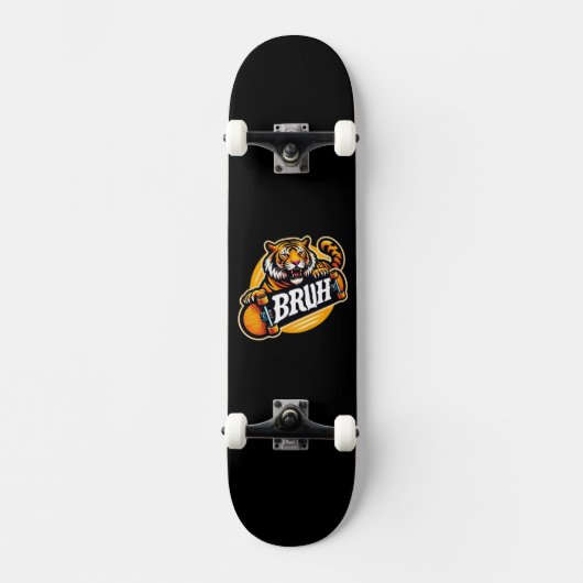 tijger persoonlijk skateboard (Voorkant)