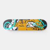 tijger persoonlijk skateboard (Horizontaal)