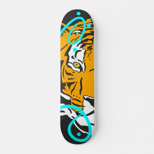 tijger persoonlijk skateboard (Voorkant)