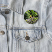 Tijger Piep-uit Knop Ronde Button 5,7 Cm (In situ)