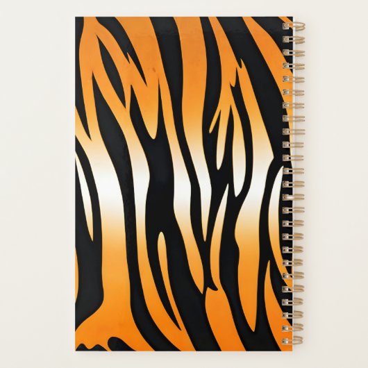 tijger planner (Achterkant)