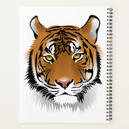 tijger planner (Achterkant)