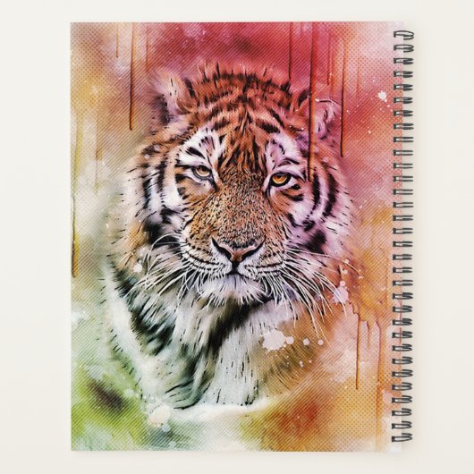 tijger planner (Achterkant)