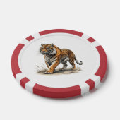 tijger poker chips (Enkel)