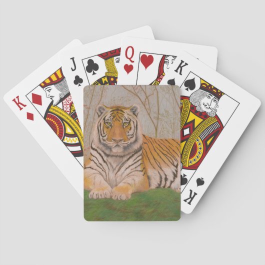 tijger pokerkaarten (Achterkant)