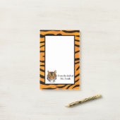 tijger post-it® notes (Op bureau)
