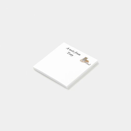 tijger post-it® notes (Schuin)