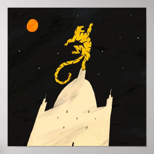 tijger poster (Voorkant)
