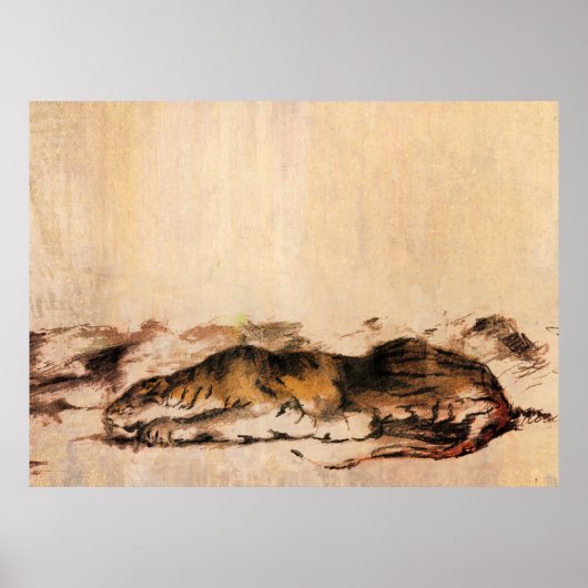 tijger poster (Voorkant)