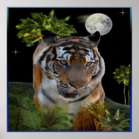 tijger poster (Voorkant)