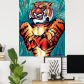 tijger poster (Thuiskantoor)