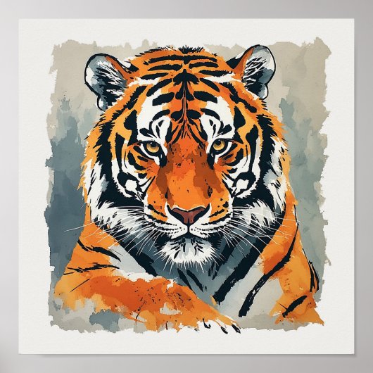 Tijger Poster (Voorkant)