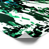 Tijger Poster - Kleurrijke tijgerogen (Hoek)