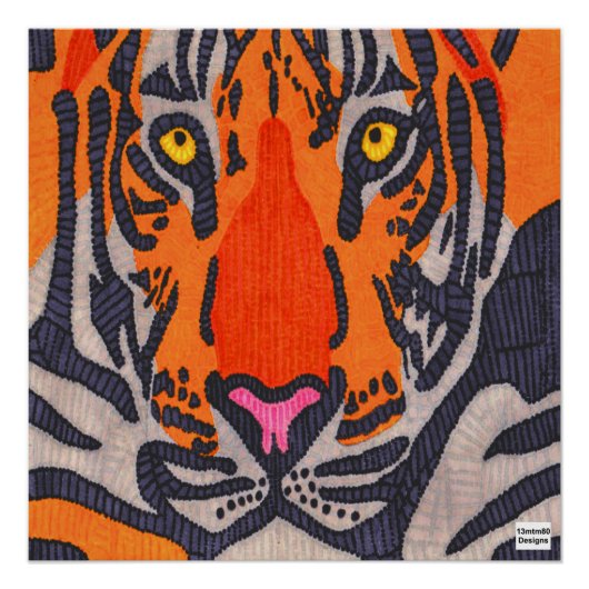 Tijger - Poster Print (Voorkant)