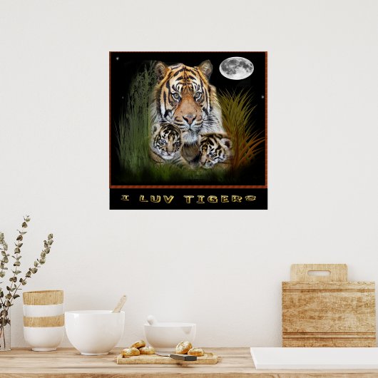 Tijger posters (Keuken)