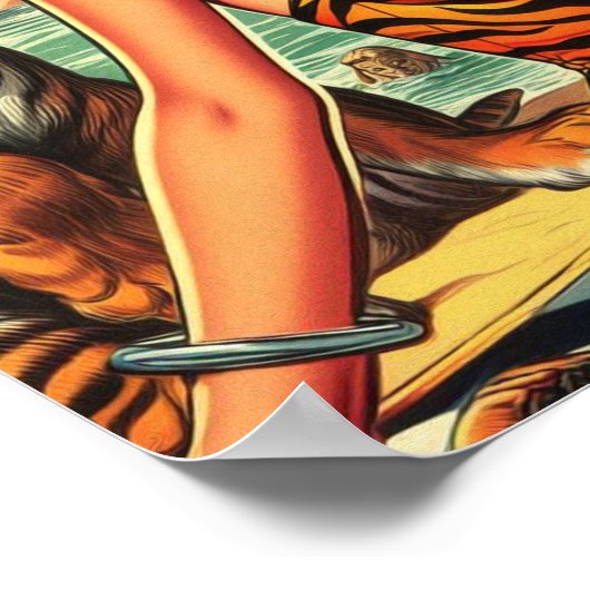  tijger print meisje (Hoek)