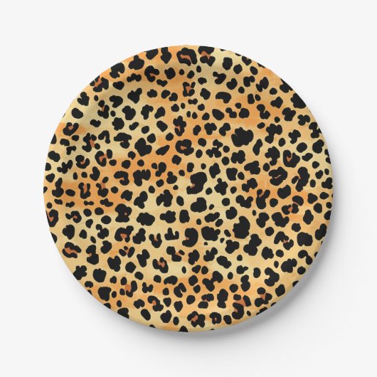 Tijger Print Paper Bowl Papieren Bordje (Voorkant)