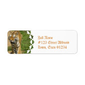 Tijger Prowl Mailing Labels (Voorkant)
