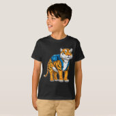 Tijger Pupil Rugzak School T-shirt (Voorkant volledig)