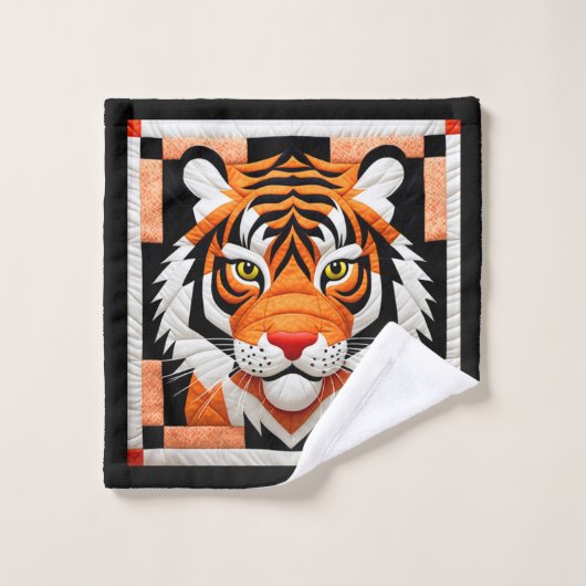 Tijger Quilt Washand Washandje (Wasdoekje)
