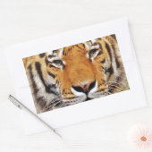 tijger rechthoekige sticker (Envelop)