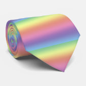 Tijger - Regenboog strepen Stropdas (Opgerold)