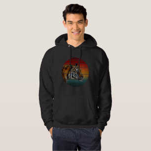 Tijger Retro Vintage Katten Cadeaus  Hoodie