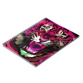 Tijger roar - Roze Notitieboek (Linkerzijde)