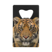 Tijger 🐯 Roestvrijstalen flesopening Creditkaart Flessenopener (Voorkant)