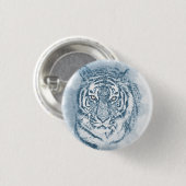 tijger ronde button 3,2 cm (Voorkant /achterkant)