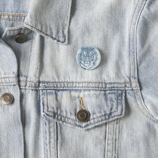 tijger ronde button 3,2 cm (In situ)