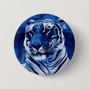 tijger ronde button 5,7 cm