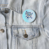 Tijger Ronde Button 5,7 Cm (In situ)