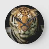 tijger ronde klok (Voorkant)