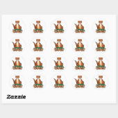 TIJGER! RONDE STICKER (Vel)