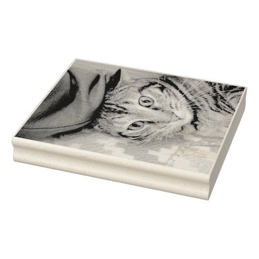 tijger rubberstempel (Stempel)