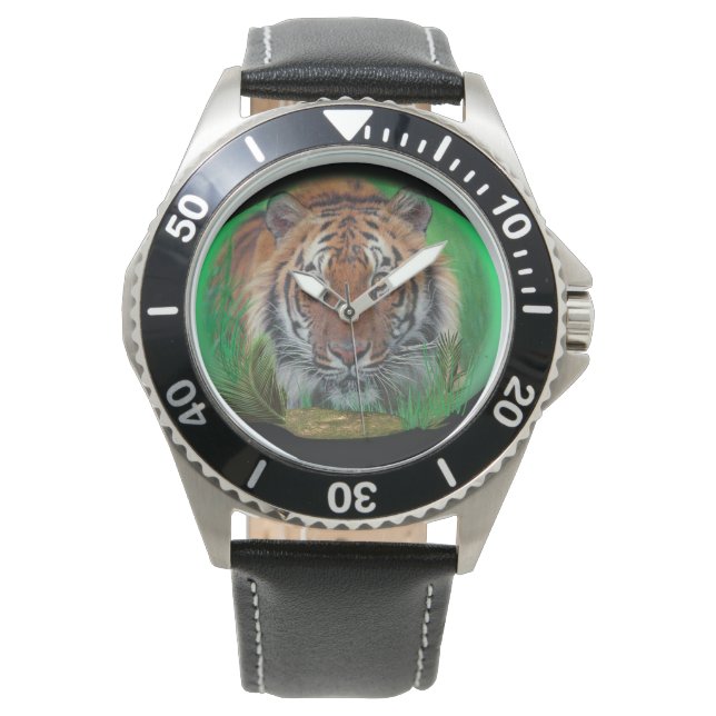 Tijger 's nachts horloge (Voorkant)