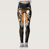 Tijger 's nachts leggings (Voorkant)