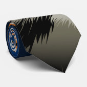 Tijger 's nachts stropdas (Opgerold)