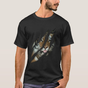 Tijger Safari Dier Kat T-shirt