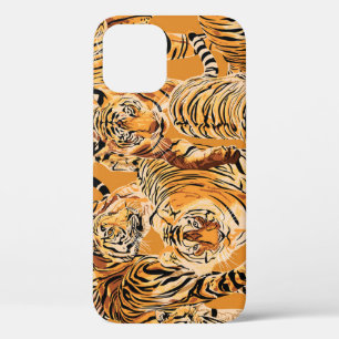 tijger safari wildlife patroon Case-Mate iPhone case