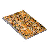  tijger safari wildlife patroon notitieboek (Rechterzijde)