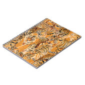  tijger safari wildlife patroon notitieboek (Linkerzijde)
