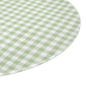 Tijger Salie en Witte Gingham Snijplank (Hoek)