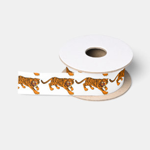 tijger satijnen lint
