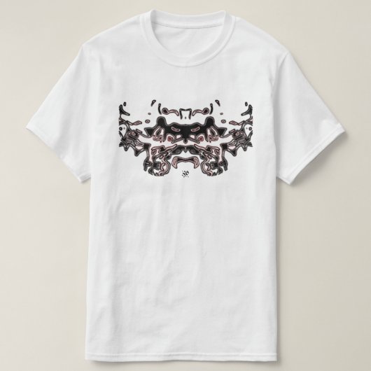 Tijger schets (Wit 1) T-shirt (Design voorkant)