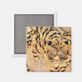 Tijger Schilderij Magneet (Voorkant / Achterkant)