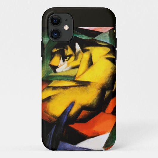 Tijger schilderij van Franz Marc Case-Mate iPhone Case (Achterkant)